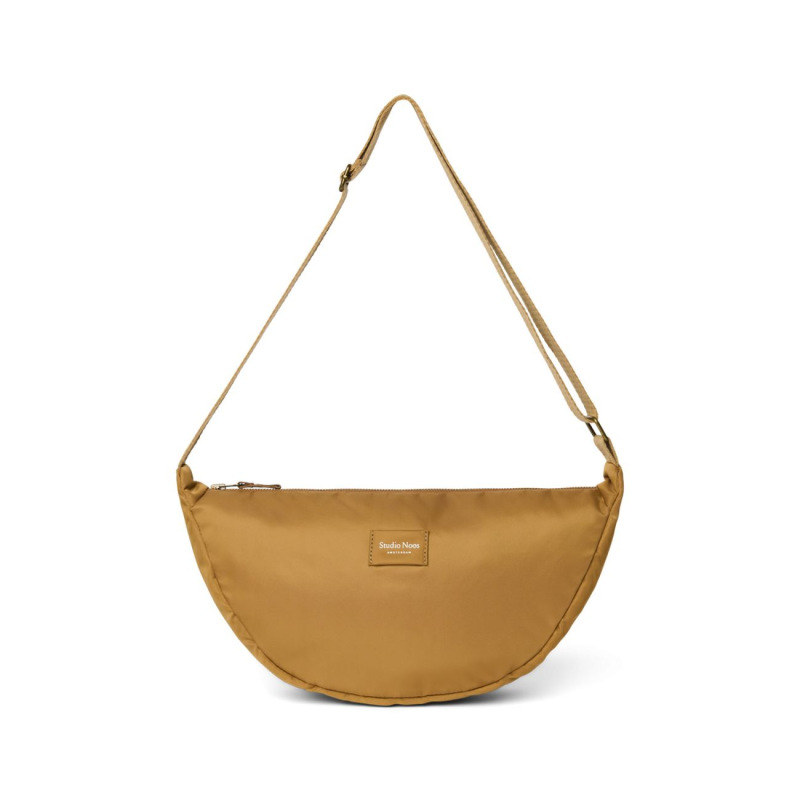 STUDIO NOOS - Technical Puffy FANNY PACK - kabelka | Honey Brown