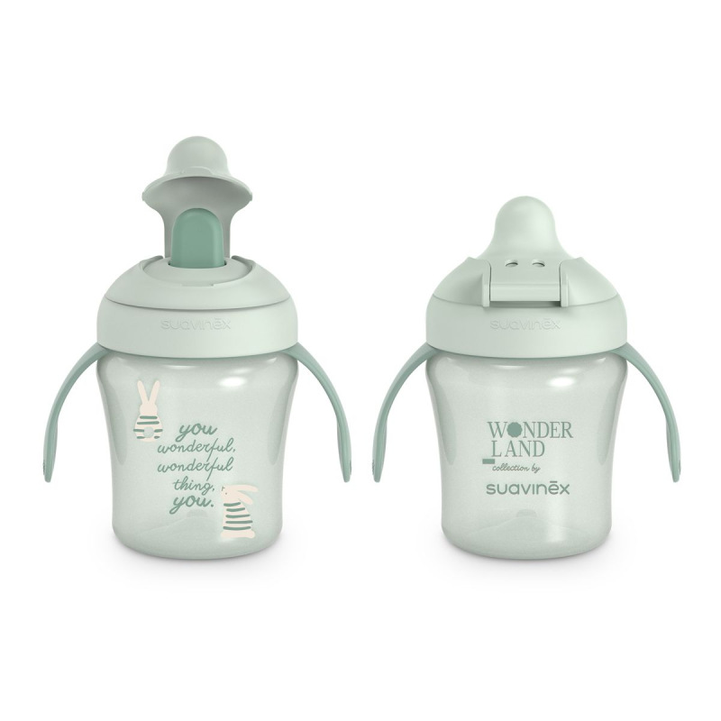 SUAVINEX | Nerozlievací hrnček WONDERLAND NEW 200 ml - zelený 3