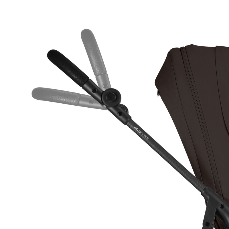 Cybex Melio Carbon 2026 - CHOCOLATE BROWN, ľahká bugina 8