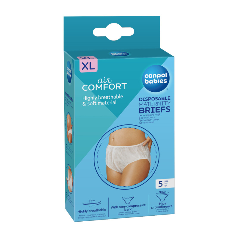 CANPOL BABIES Jednorazové nemocničné nohavičky XL 5ks