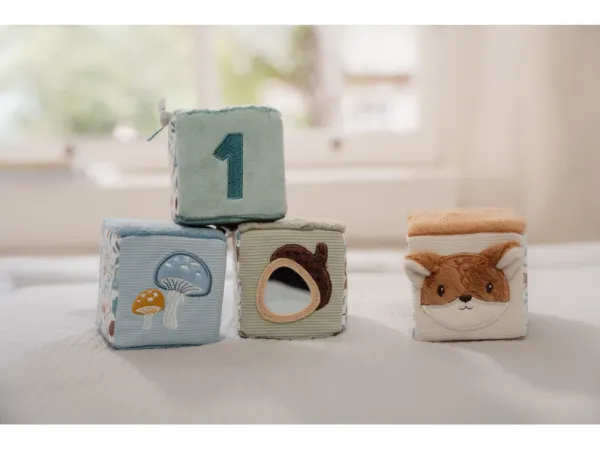 Kocky textilné 4 ks Forest Friends 7