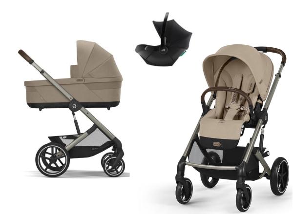 CYBEX BALIOS S Lux 2024 ALMOND BEIGE + AUTOSEDAČKA BABY SAFE CORE ZDARMA