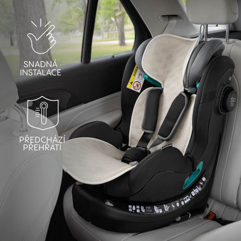 Priedušná podložka do autosedačky Breeze sk. 1, Coral Pink 1