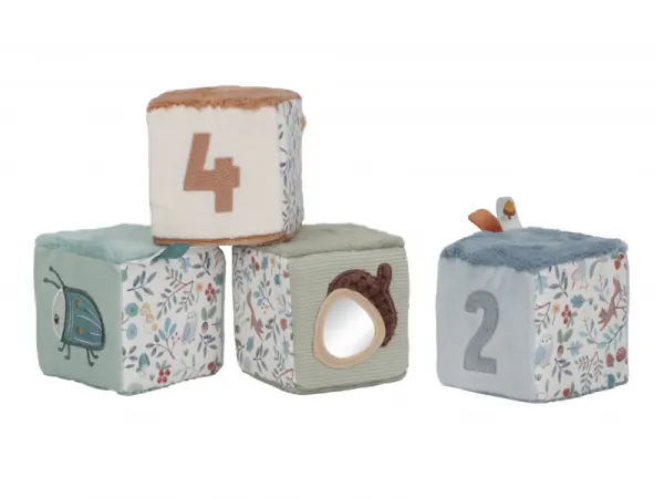 Kocky textilné 4 ks Forest Friends 2