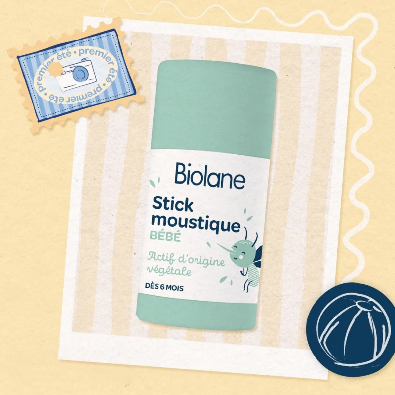 BIOLANE Prírodný repelent v tyčinke proti komárom a hmyzu 20ml
