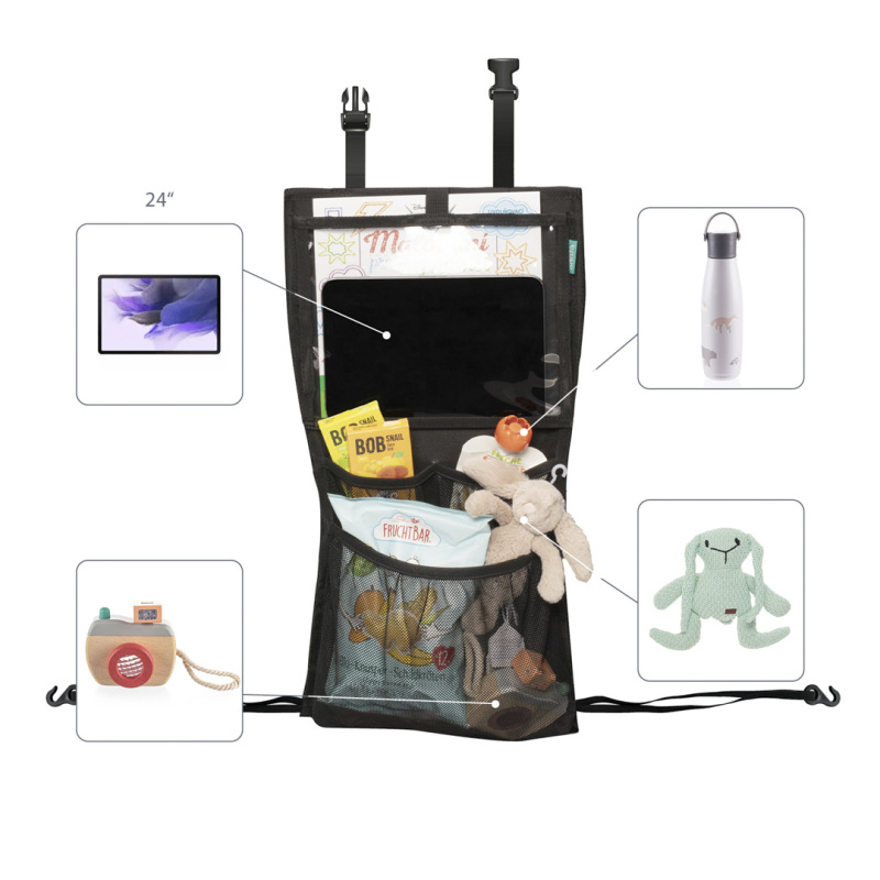 Organizér na sedadlo + vrecko na tablet a hračky 2