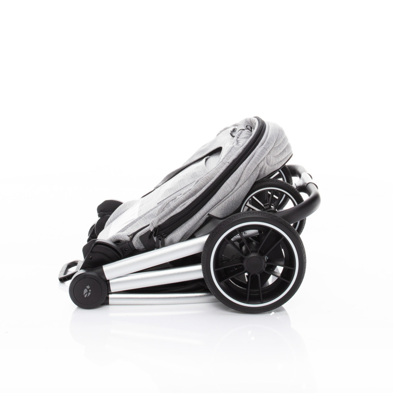 SET kočík Move+ korba+adaptéry+autosedačka, Silver Grey/Silver 6