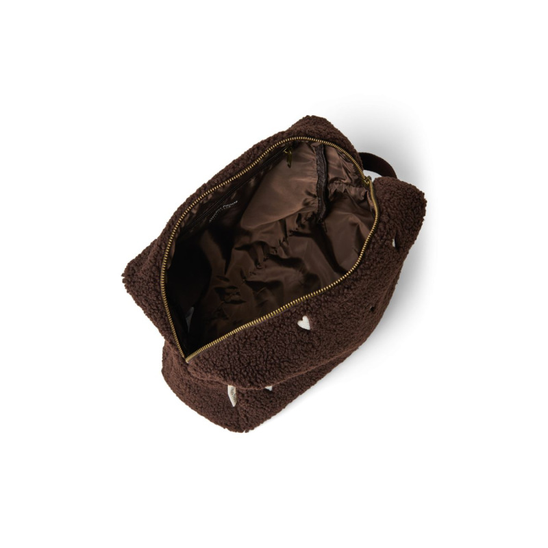 STUDIO NOOS - Teddy Toiletry - toaletná taštička | Chocolate Hearts 3