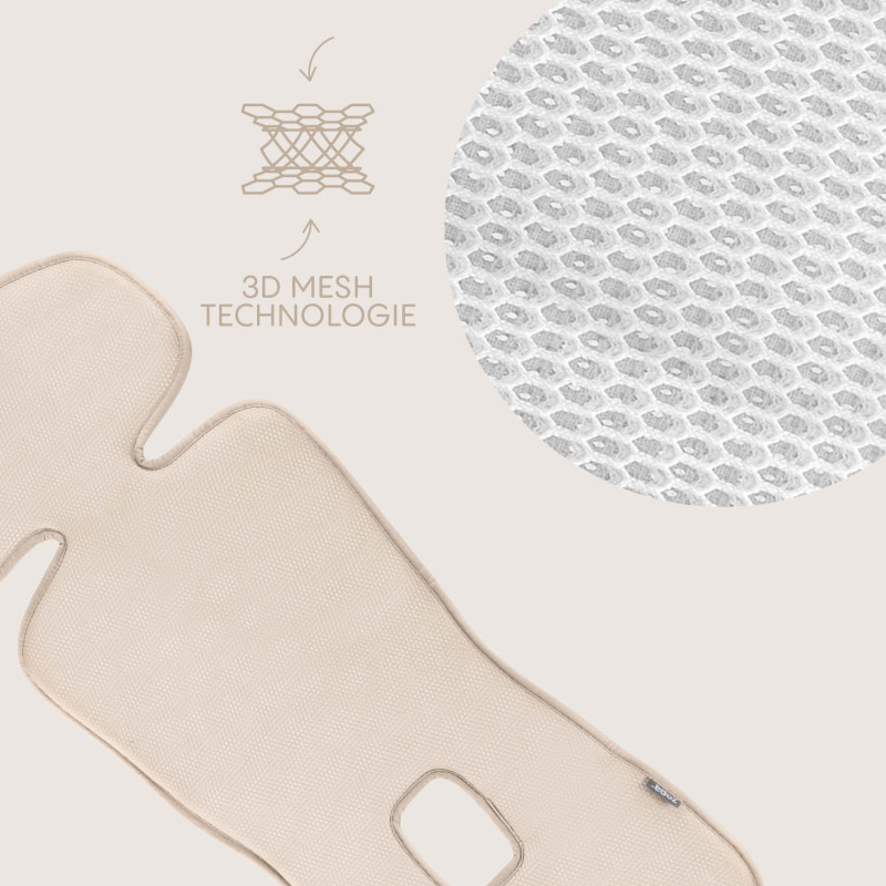 Priedušná podložka do autosedačky Breeze sk. 1, Coral Pink 3