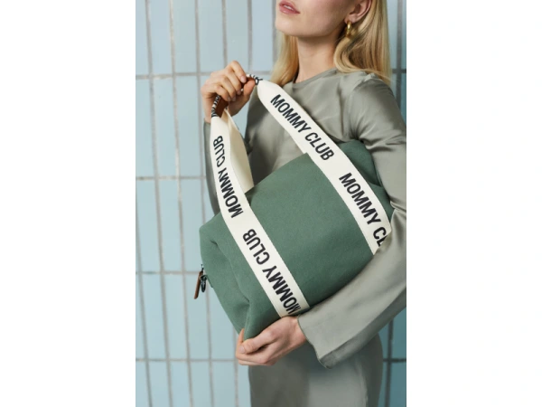 Prebaľovacia taška Mommy Club Signature Canvas Green 8