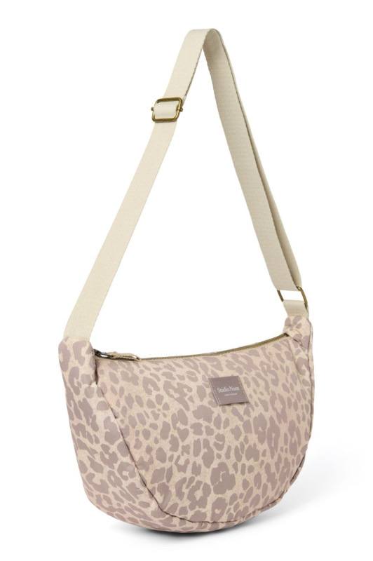 STUDIO NOOS - Puffy Adult FANNY kabelka | Cream leopard 1