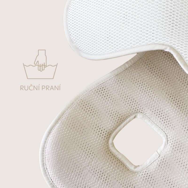 Priedušná podložka do autosedačky Breeze sk. 0+, Ivory Beige 5