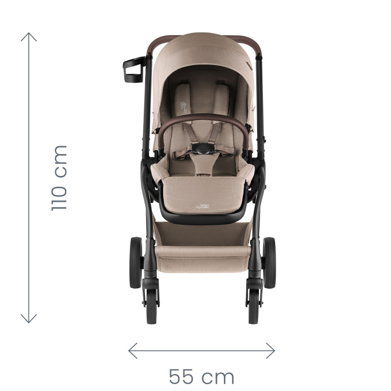 Kočík Rio Lux, Soft Taupe 1