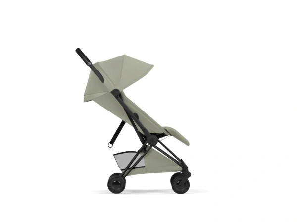 Cybex COYA Style 2026 rám Matt Black - Sage Green 2