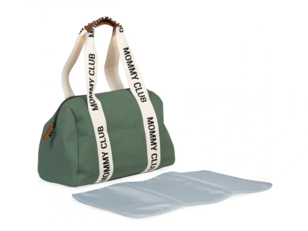 Prebaľovacia taška Mommy Club Signature Canvas Green 2