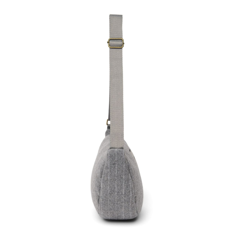 STUDIO NOOS - Flannel Chalkstripe Adult FANNY kabelka | Light Grey 2