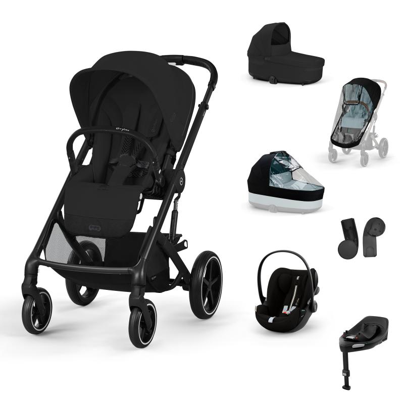 CYBEX BALIOS S Lux 2025 SET XL / MOON BLACK + CLOUD G plus