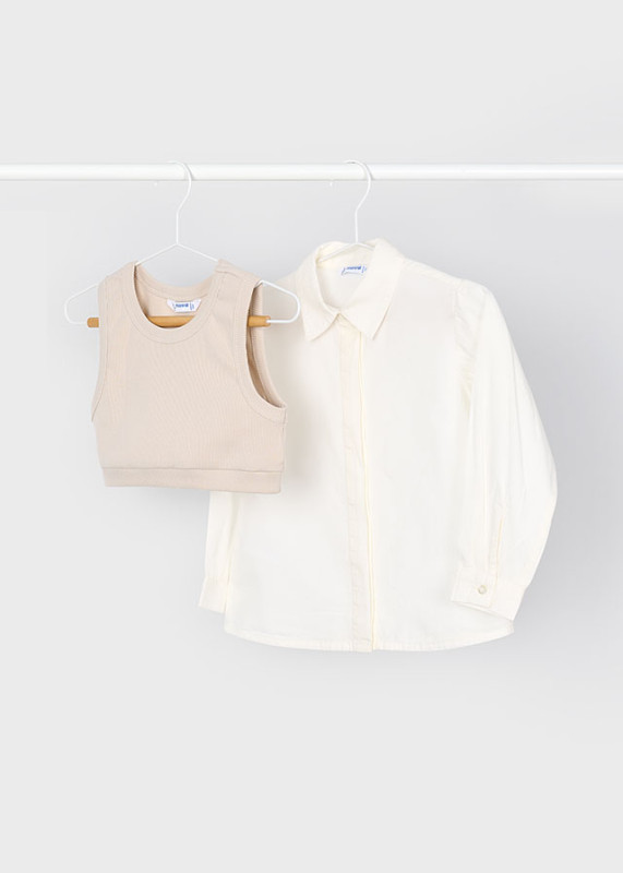 Mayoral Blúzka a Vesta set Sand
