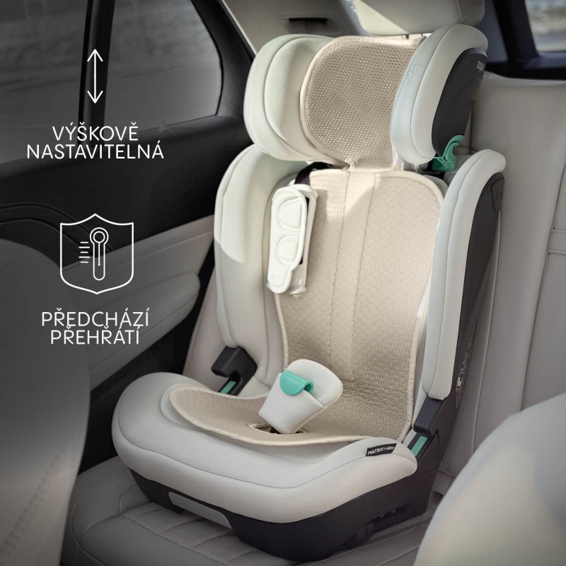 Priedušná podložka do autosedačky Breeze sk. 2/3, Coral Pink 1