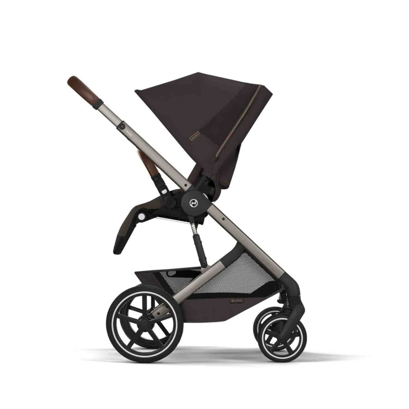 Cybex Balios S Lux 2026 s hlbokou skladacou vaničkou Chocolate Brown 7
