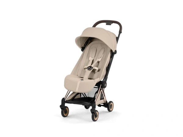 Cybex COYA Style 2026 rám RoseGold - Cozy Beige