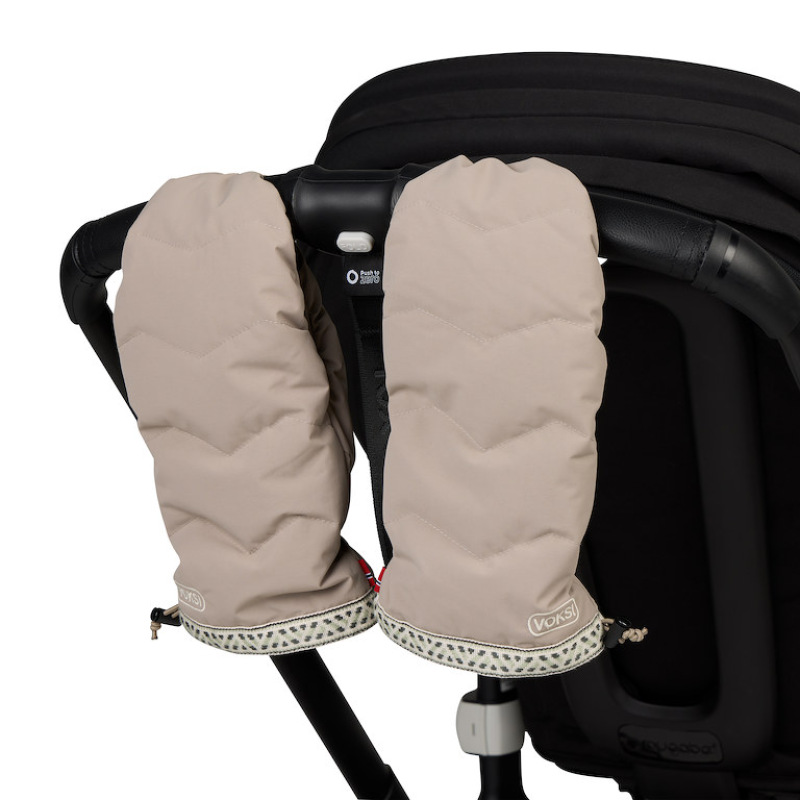 Voksi Stroller Mitten Limited clay snow 1