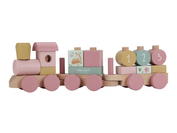 Detský drevený Vláčik Little Dutch Fairy Garden