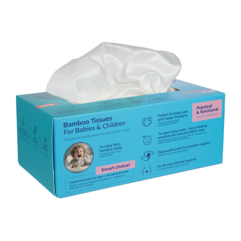 CANPOL BABIES Bambusové obrúsky 2v1 100ks