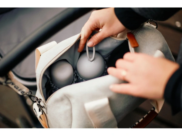 Prebaľovacia taška Mommy Club Signature Canvas Off White 9