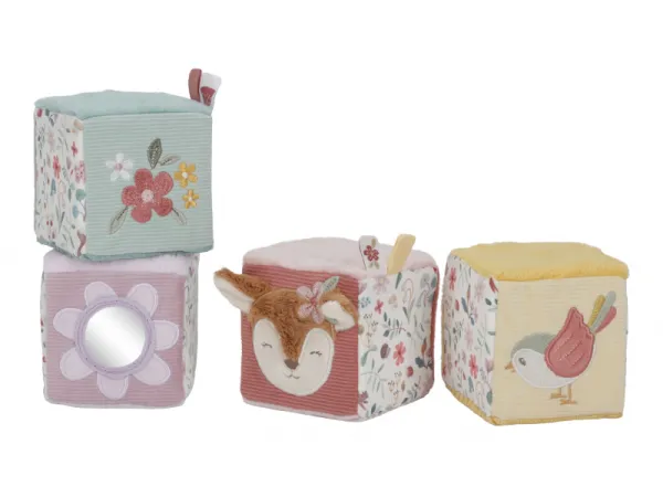 Kocky textilné 4 ks Fairy Garden 3