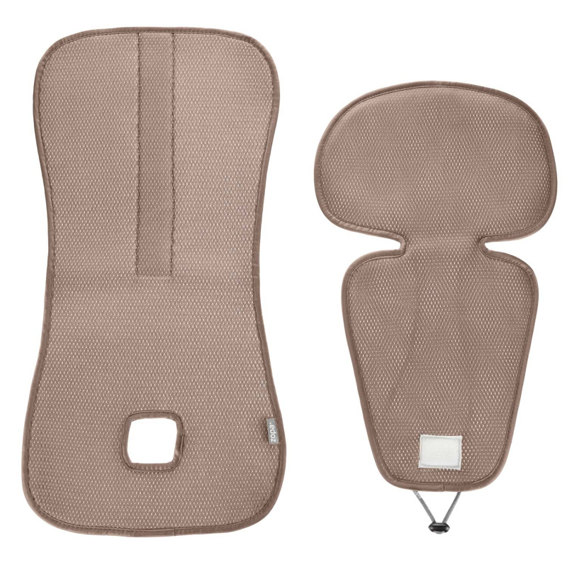 Priedušná podložka do autosedačky Breeze sk. 2/3, Coral Pink 9