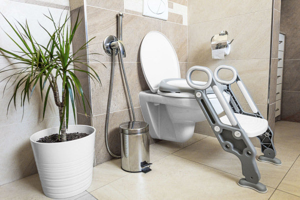 Schůdky na WC Loostep, Dove Grey 9