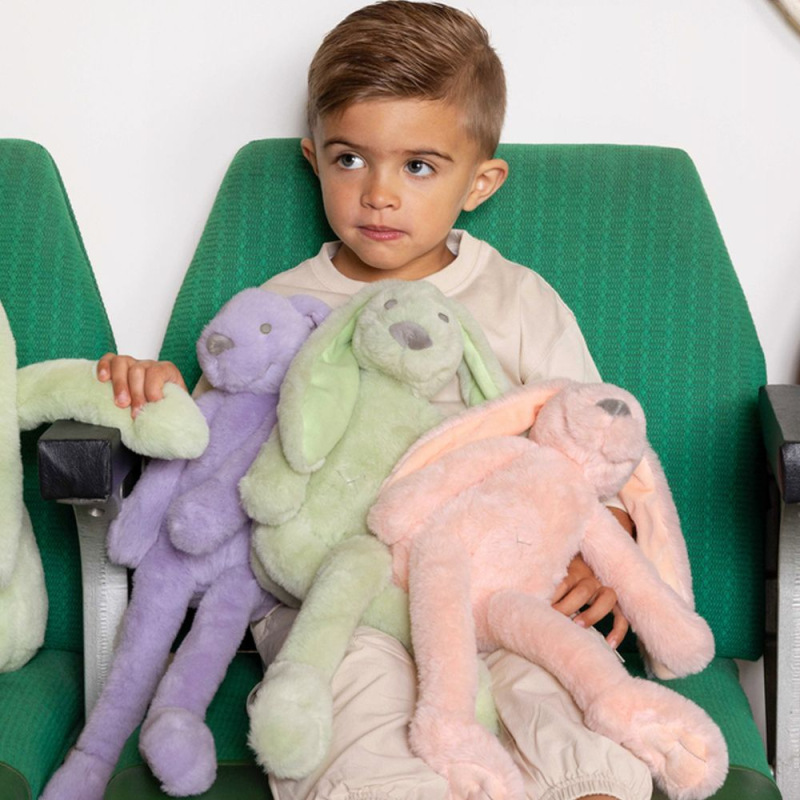 Happy Horse | Králiček Richie Tiny recyklovaný - pistáciový veľkosť: 28 cm 2