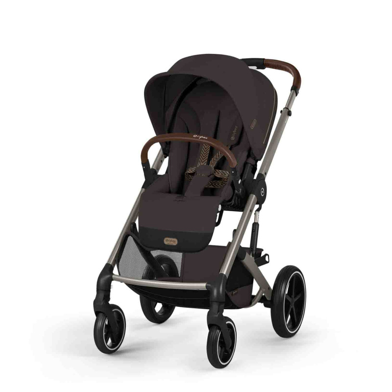 Cybex Balios S Lux 2026 s hlbokou skladacou vaničkou Chocolate Brown 4