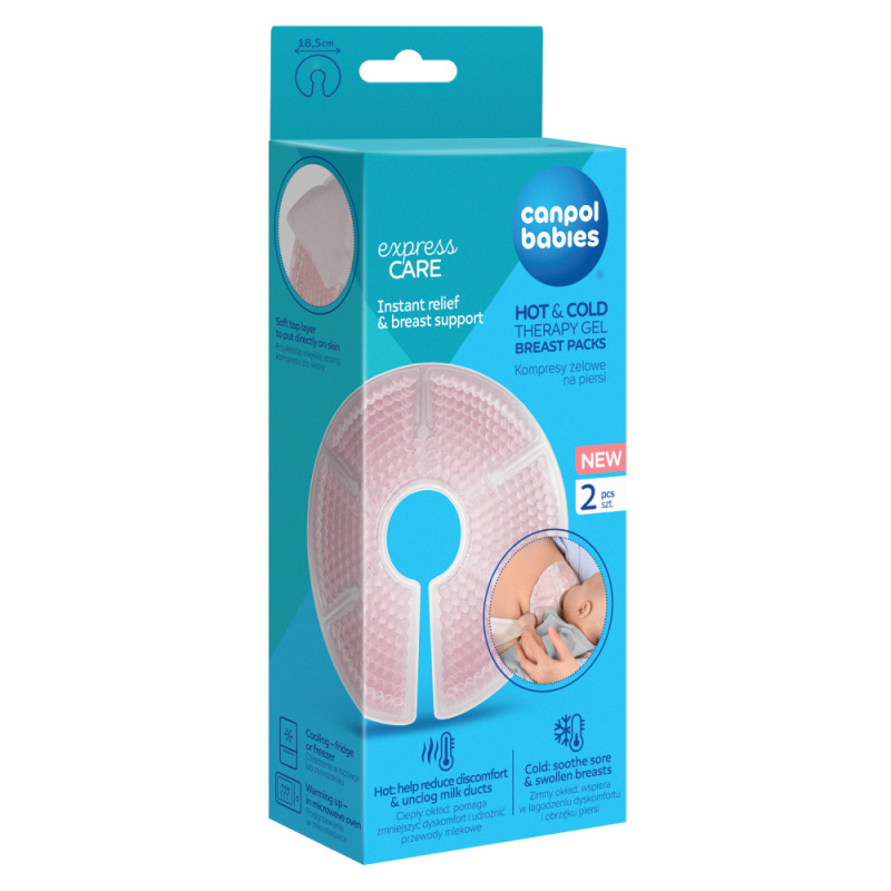 CANPOL BABIES Gélový obklad na prsník Hot&Cold 2ks