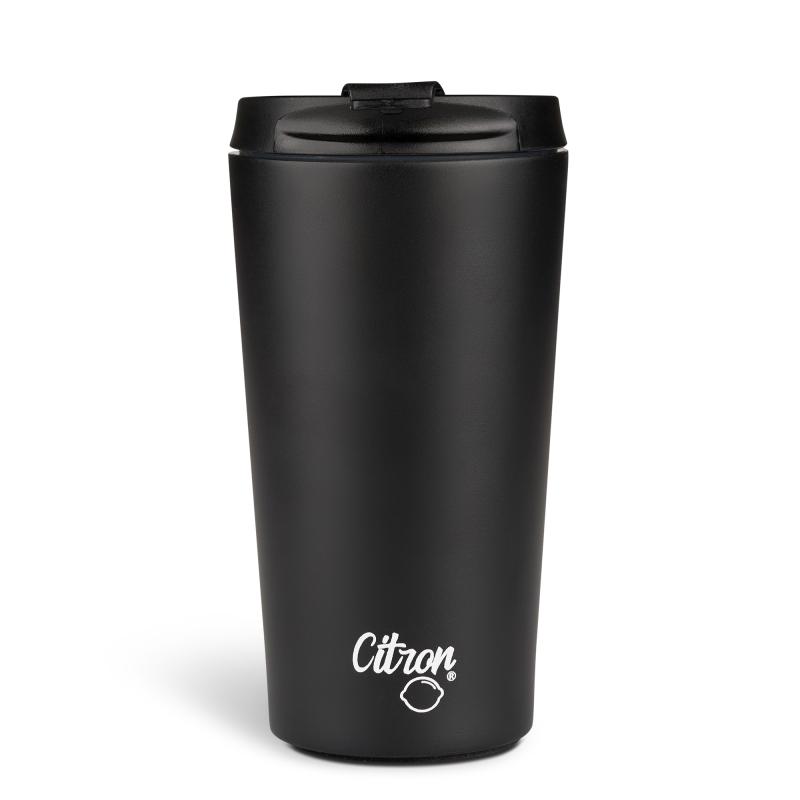 Citron Cestovný termohrnček 370 ml - Black