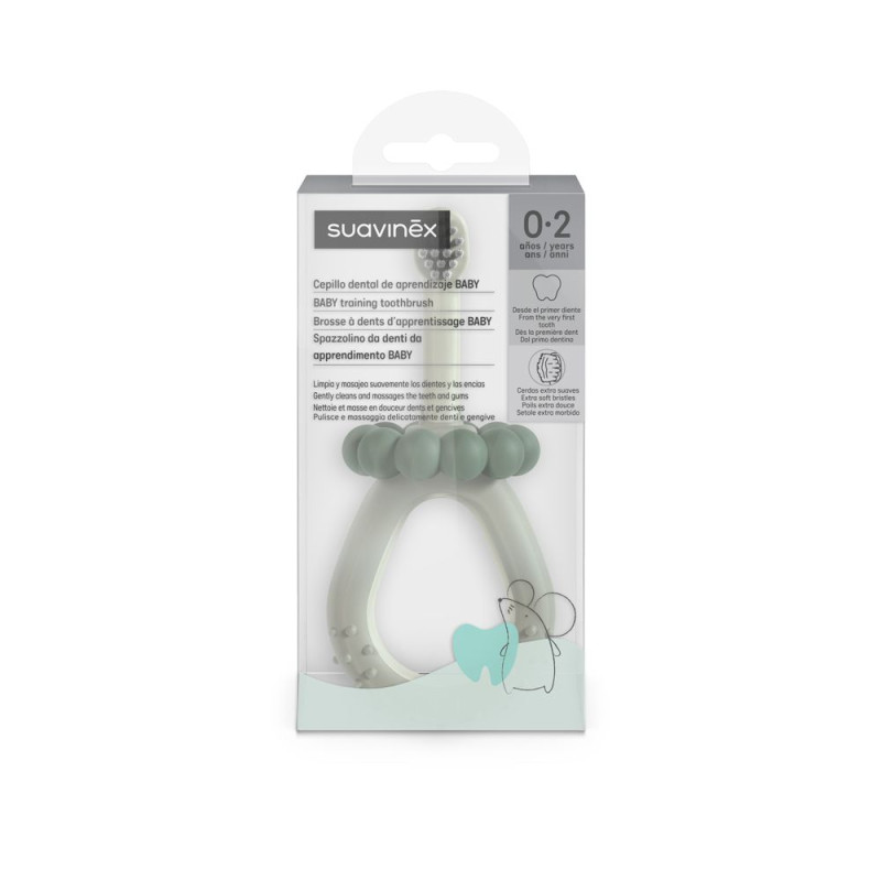 SUAVINEX | Detská kefka na zúbky BABY 0-2 roky - zelená 5