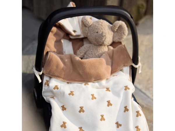 Fusak do autosedačky Mini Teddy Bear Waffle 7