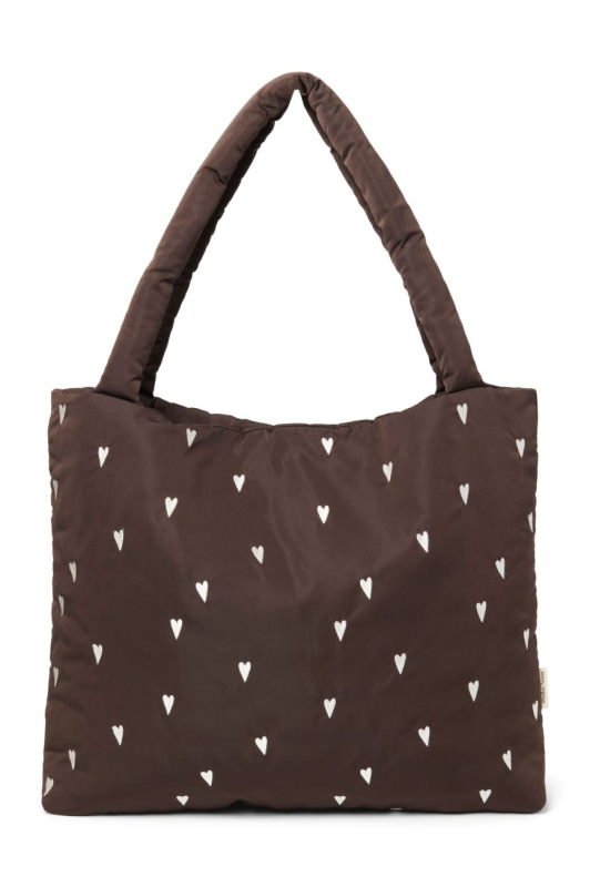 STUDIO NOOS - Puffy MOM BAG | Brown Hearts
