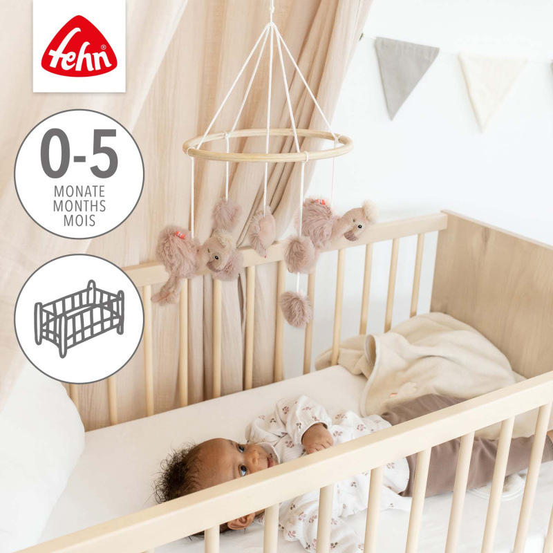 Dřevěný kolotoč plameňák, Pink 2