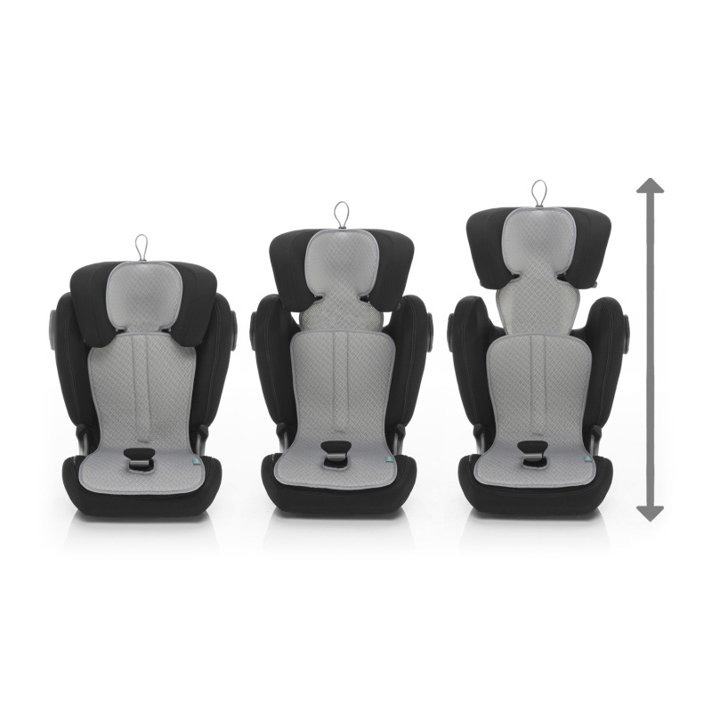 Priedušná podložka do autosedačky Breeze sk. 2/3, Ice Grey 3