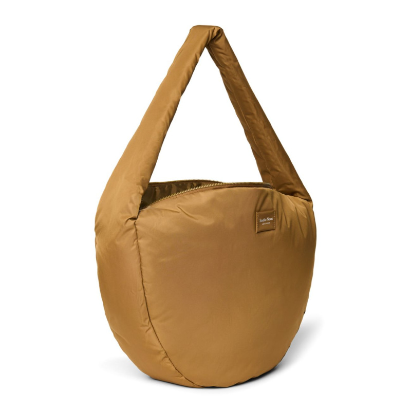 STUDIO NOOS - Technical Puffy Cross Body bag | Honey Brown 4
