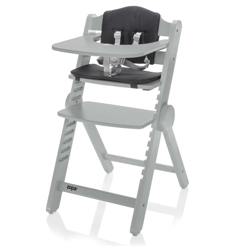Drevená jedálenská stolička Clipp & Clapp, Grey