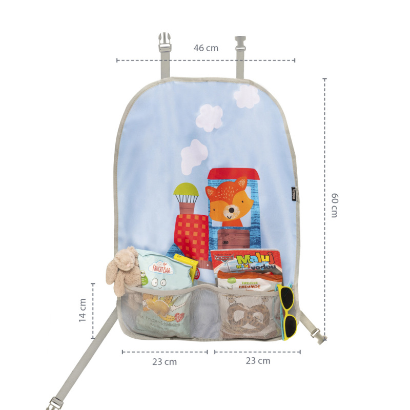 Organizér na sedadlo - zvieratka, Fox 4