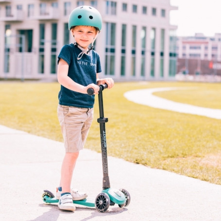 Scoot & Ride Detská kolobežka Highwaykick 3 LED forest 2