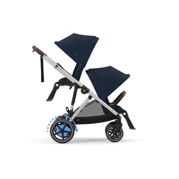 CYBEX Športový kočík E-GAZELLE, faarba OCEAN BLUE (silver rám)