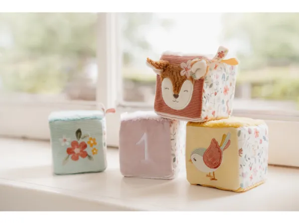 Kocky textilné 4 ks Fairy Garden 8