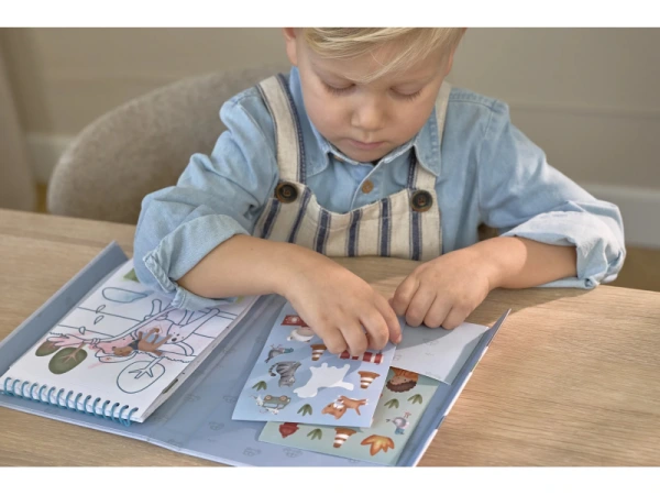 Omaľovánky s vodovkami a samolepkami Jim Doprava 10