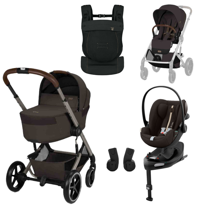 CYBEX Balios S Lux 2026 Set M Fold Cot + nosič AMYA – Brown