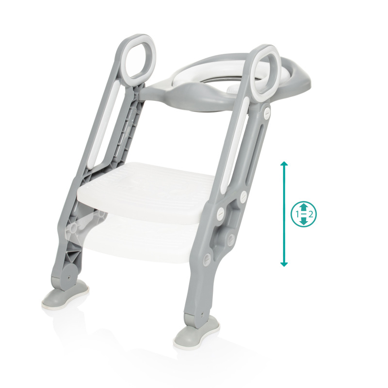 Schůdky na WC Loostep, Dove Grey 7